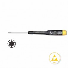 Wiha Precision ESD Torx® Screwdriver - Dissipative Handle, ESD-Safe - T 1 - 25676